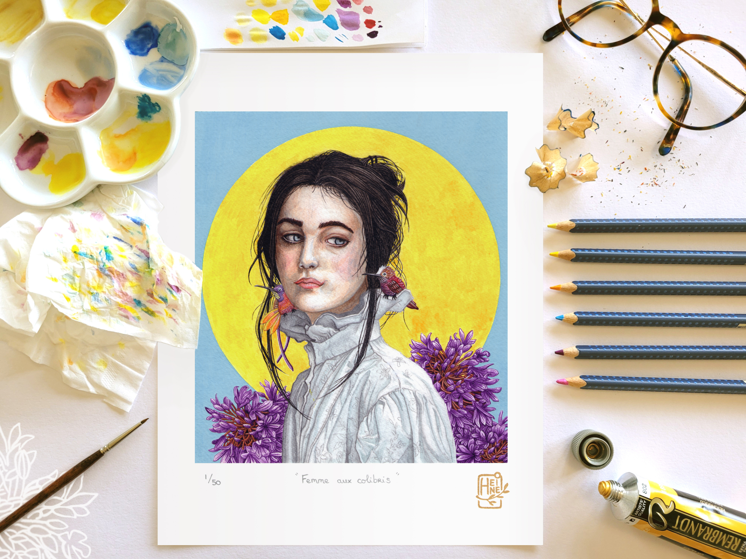 La Femme aux colibris
